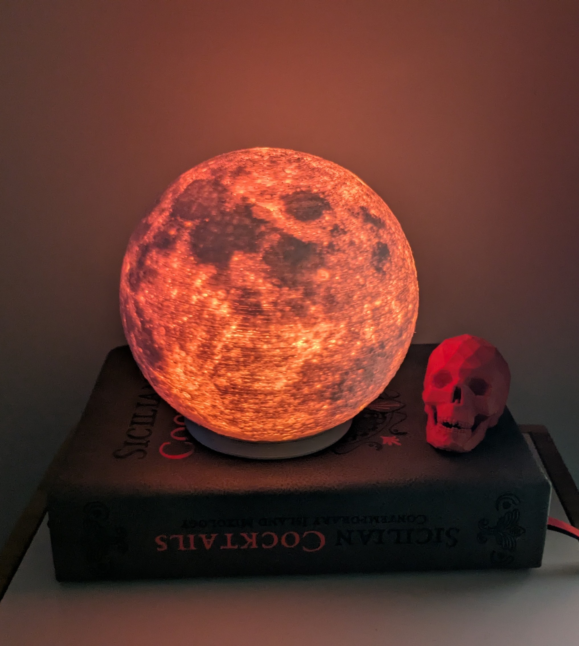 Tiny led moon lamp