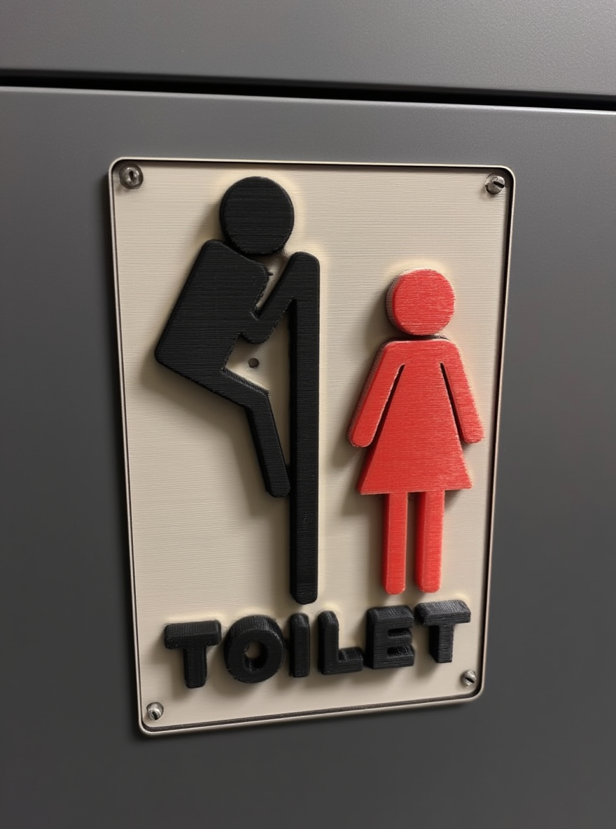 Funny Toilet Sign – A Peek into Bathroom Humor