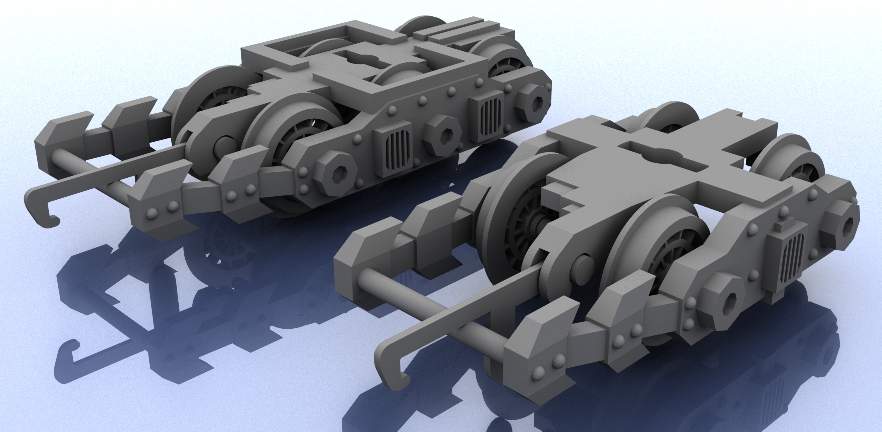 OO Scale Train - Bogie Collection #2 - Warhammer Style