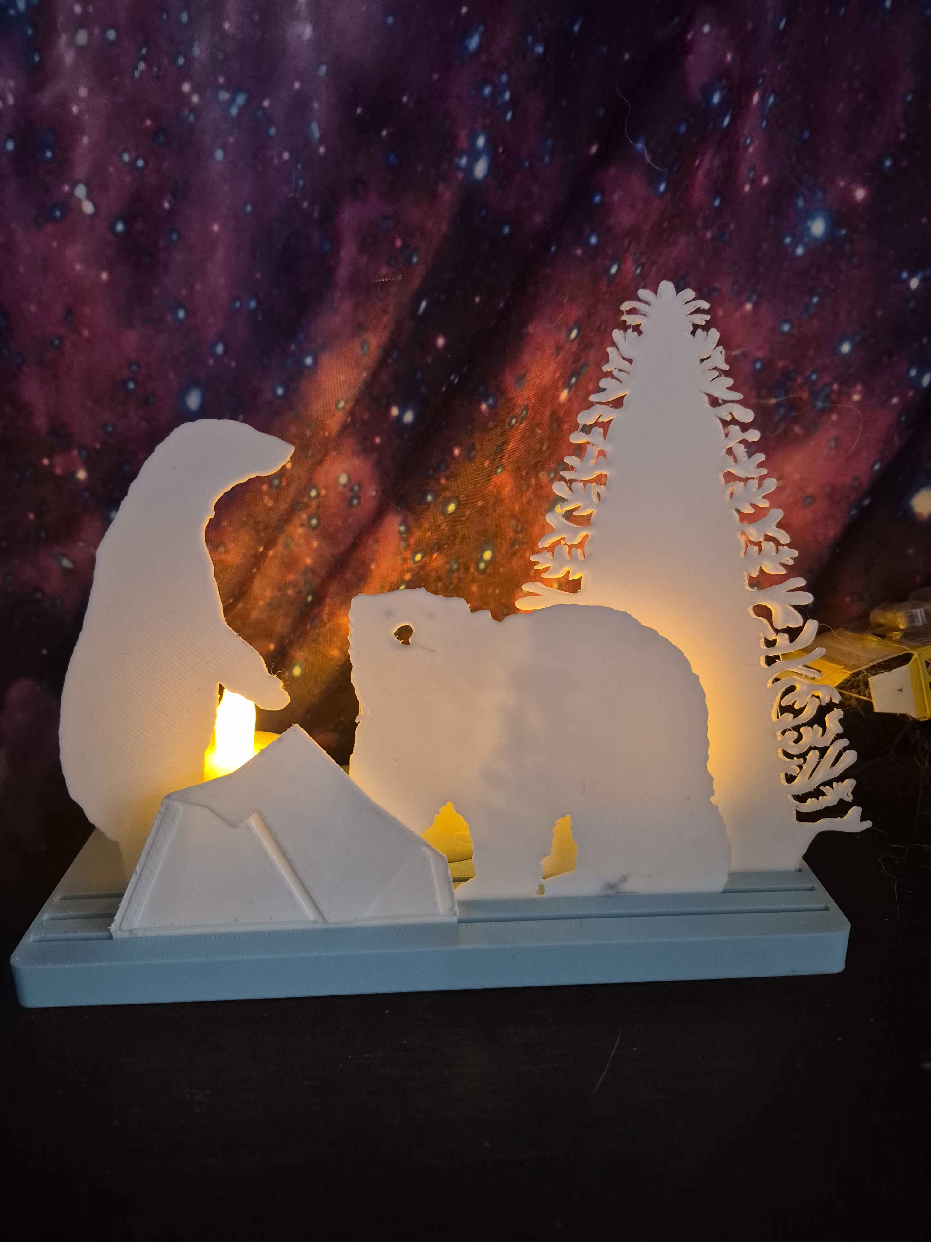 Lumiere ambiance ours polaire