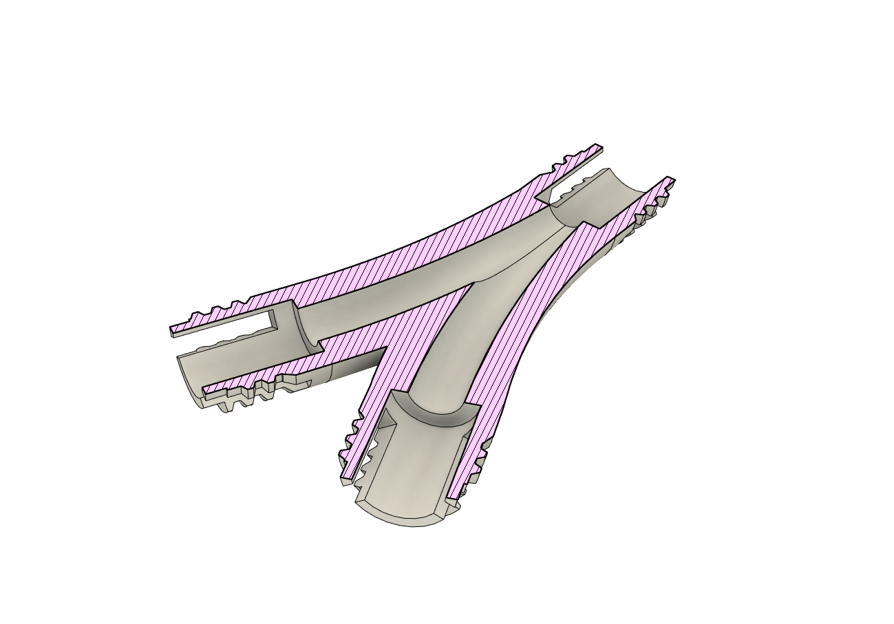 Tiny Y-Splitter FULLY 3Dprinted — miniatura 6