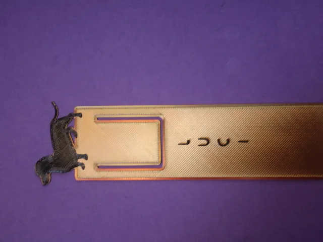Dog Book mark with name