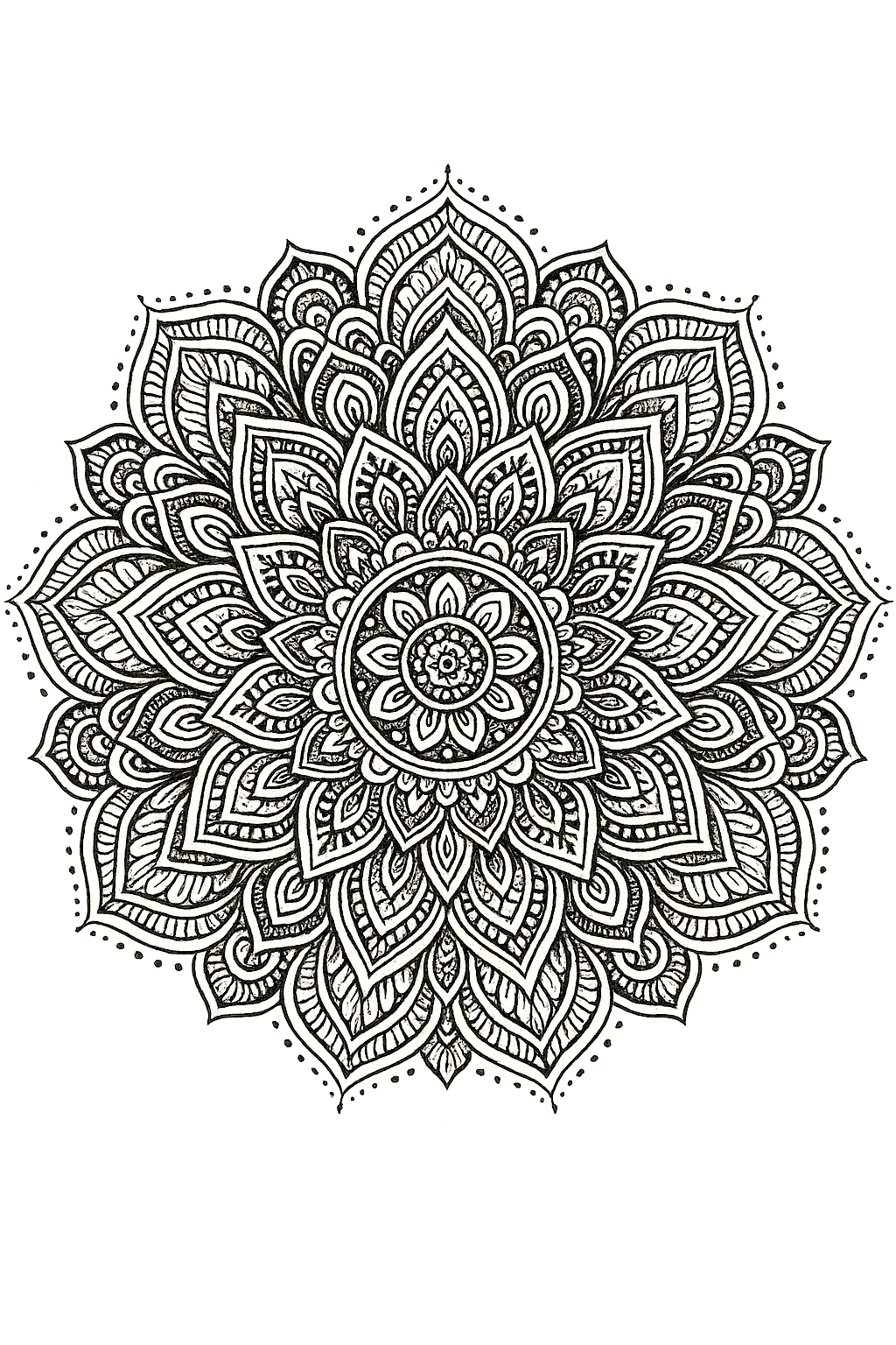 Miniatura 2 do modelo 3D Bookmark Mandala 1