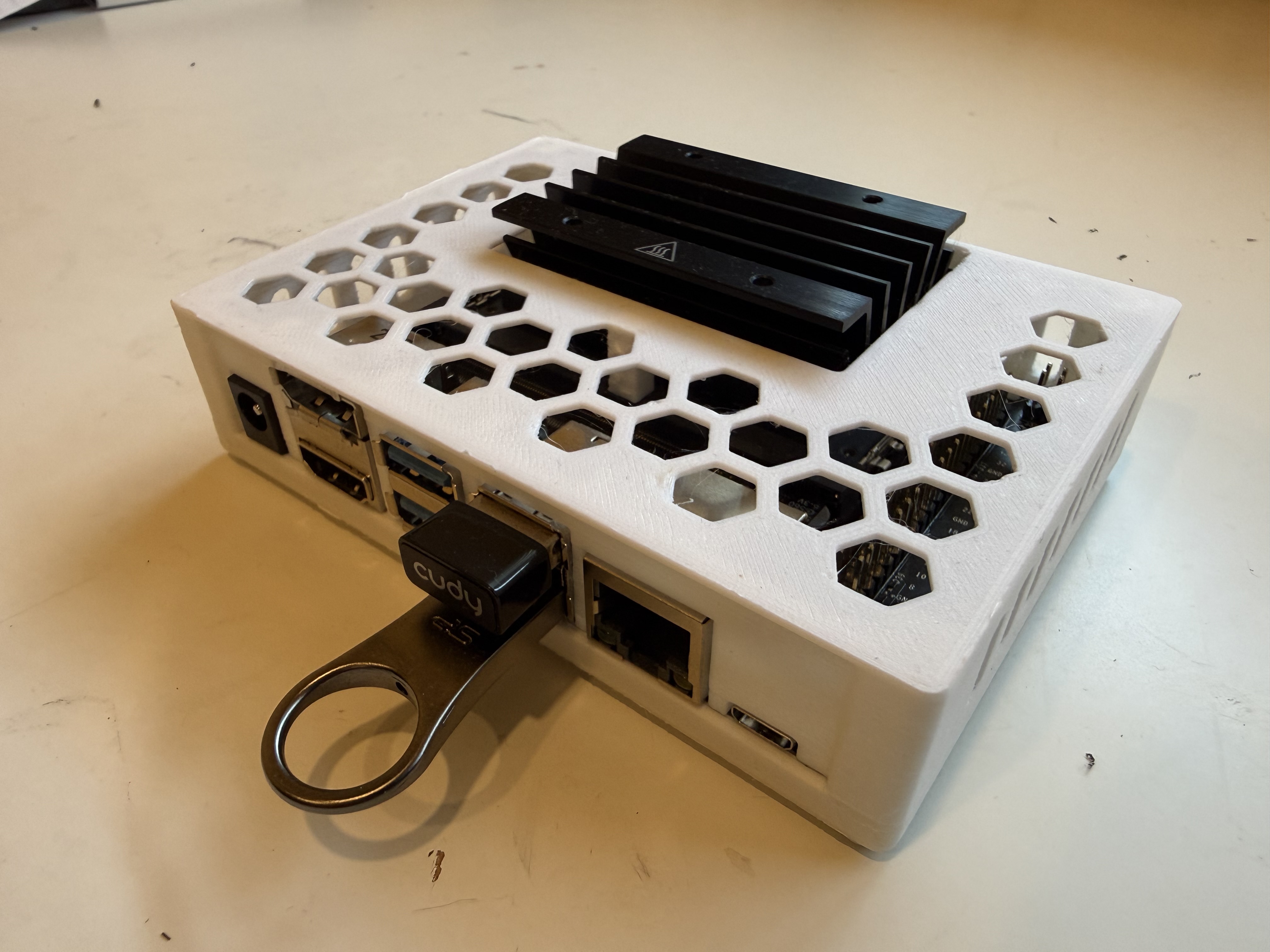Compact NVIDIA Jetson Nano (Original with Heat Sink model) case