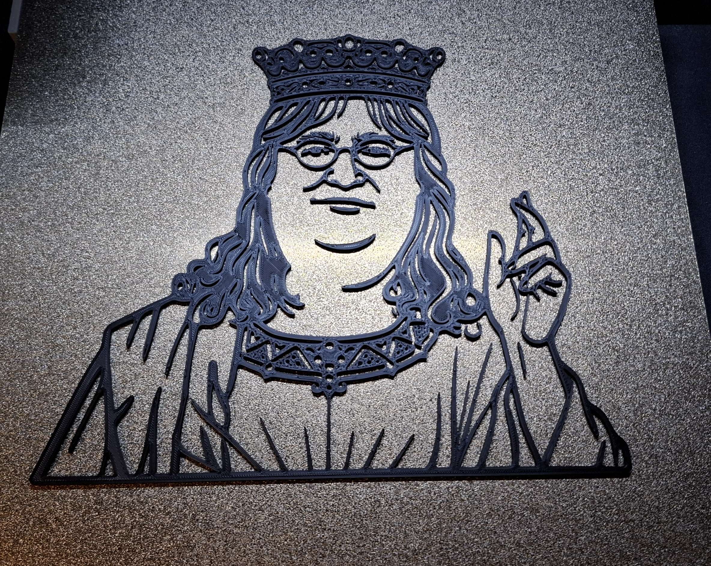 Gabe Newell, Our lord and savior Wall Art