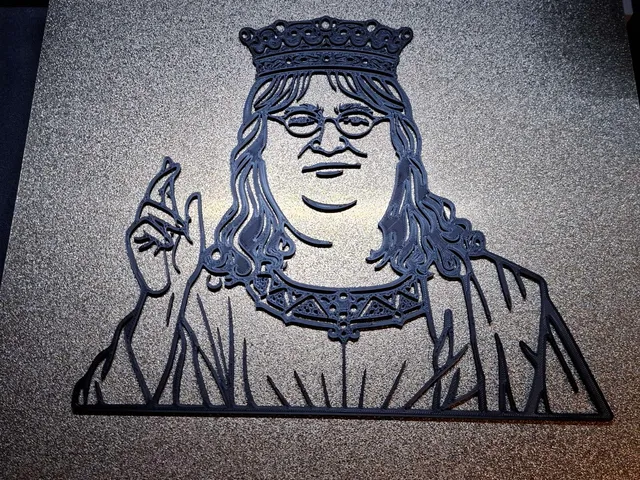 Gabe Newell, Our lord and savior Wall Art