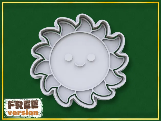 Sun Cookie Cutter