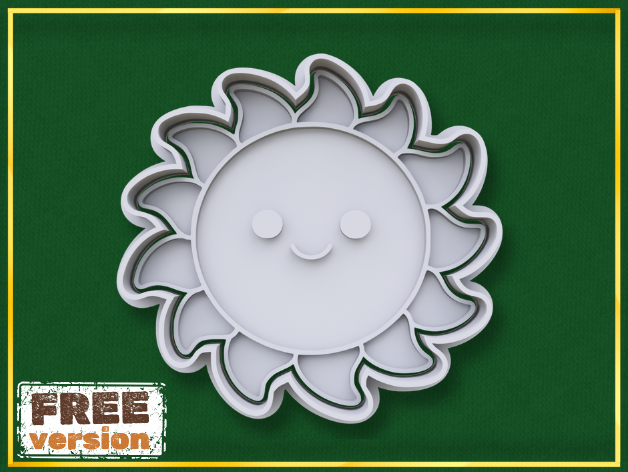 Sun Cookie Cutter
