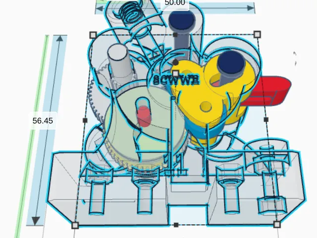 High quality Printable Extruder using HGX GEARS.