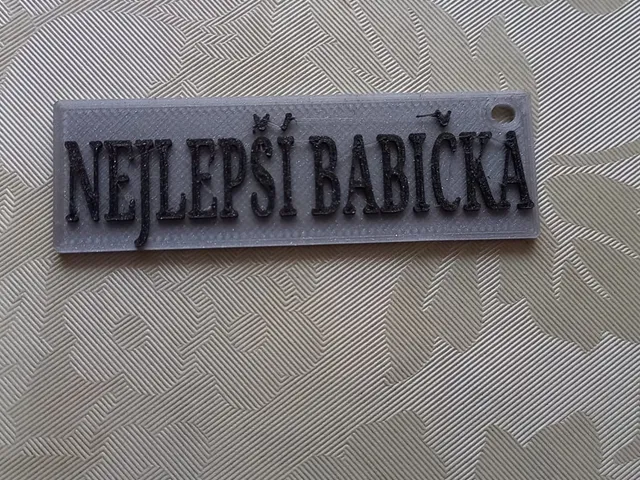 Nejlepší babička přívěšek