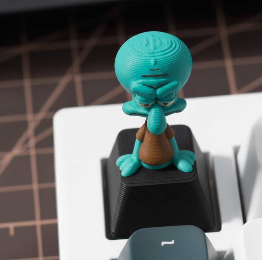 Squidward Keycap – SpongeBob