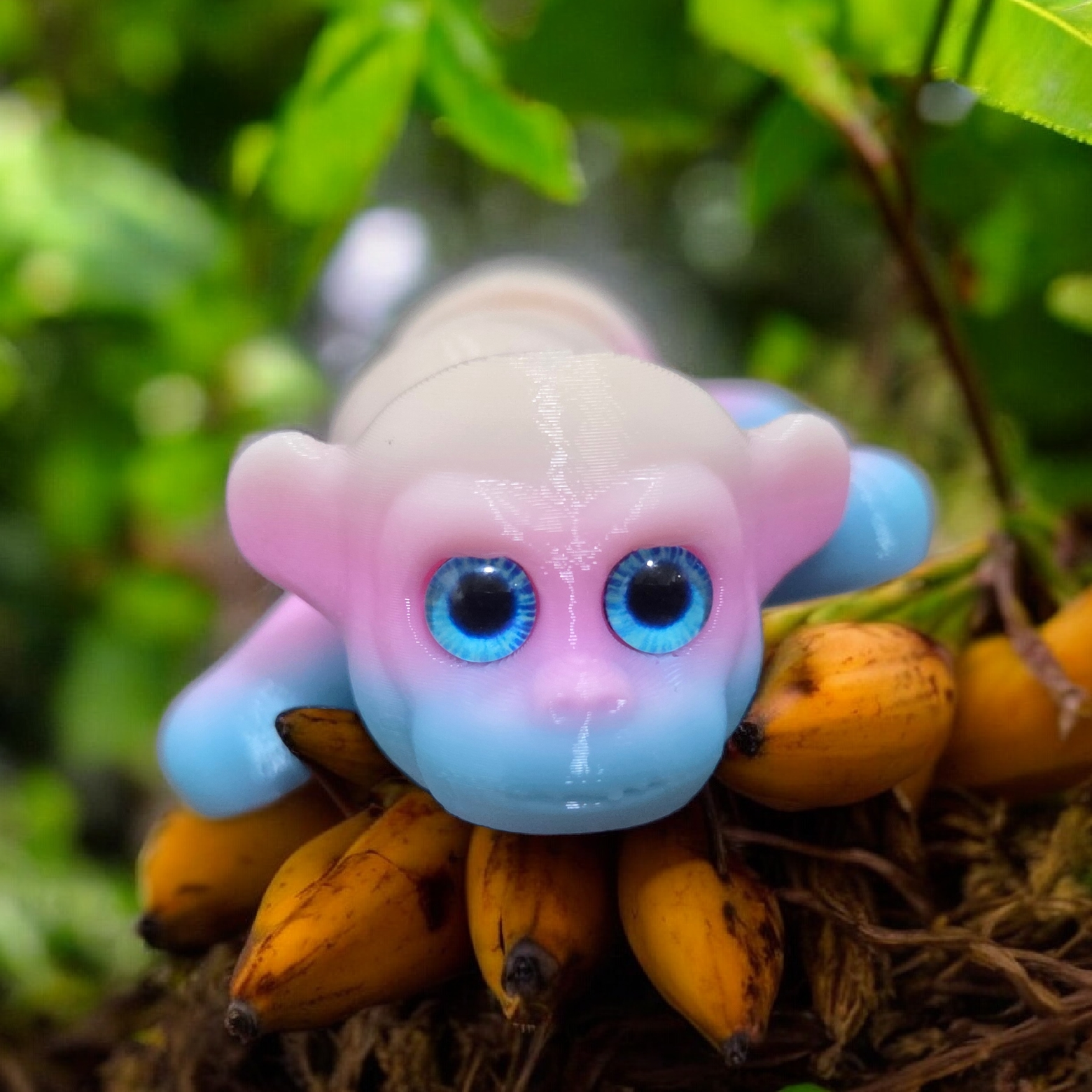 Cute Articulated Monkey - 6mm + 8mm glass eye compatible