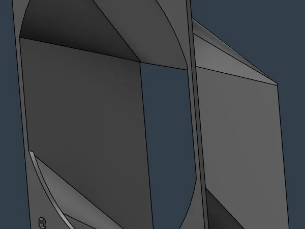 Air deflector for 120 mm fan (PC)