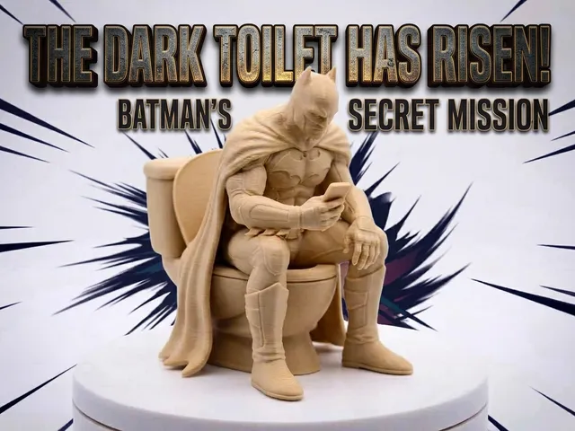 Batman on the Loo: Even Heroes Need a Break!