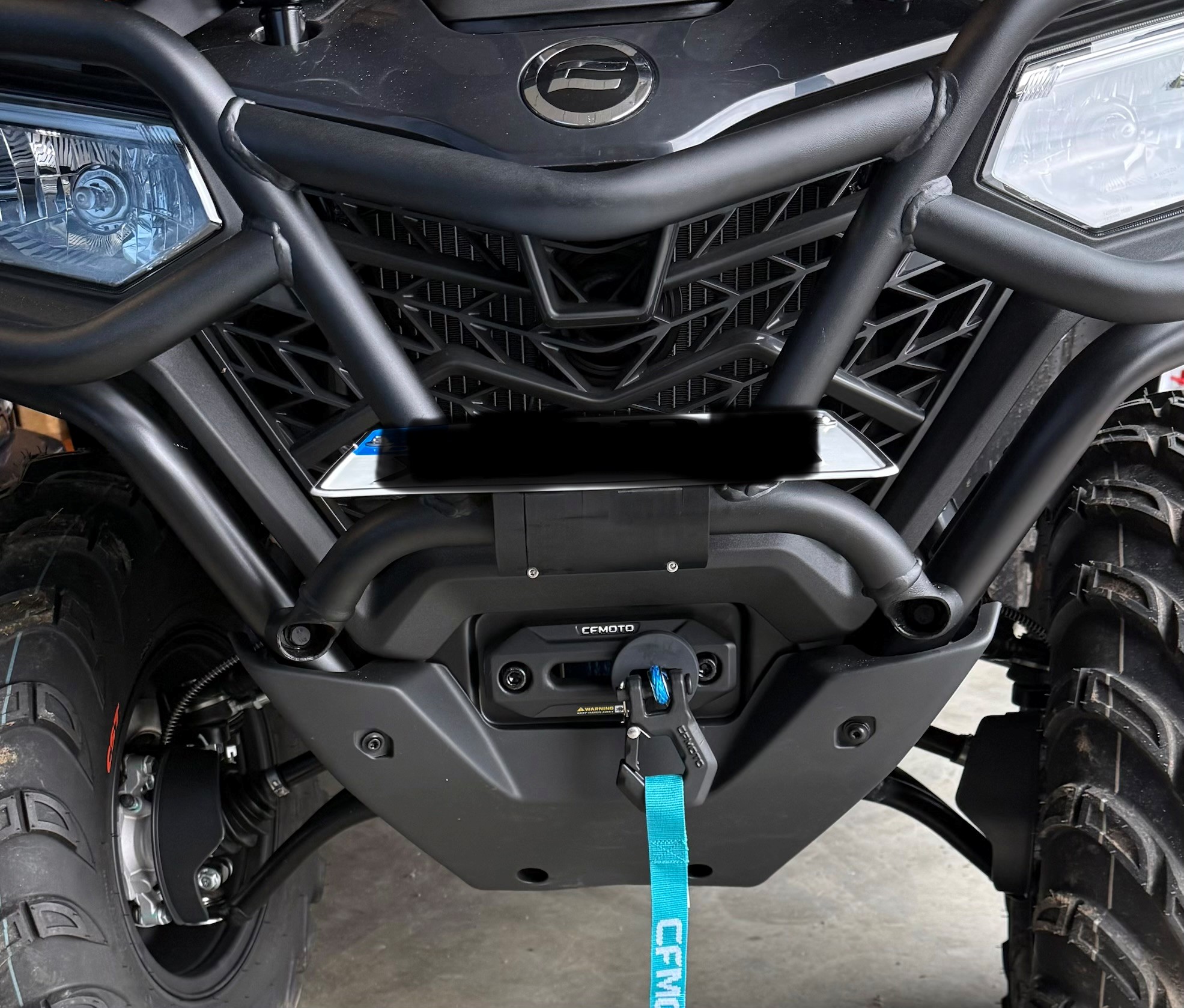 Kennzeichen Halter klappbar für CFMoto CForce 450