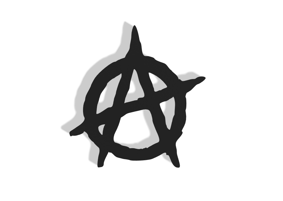 Anarchy Symbol Decor