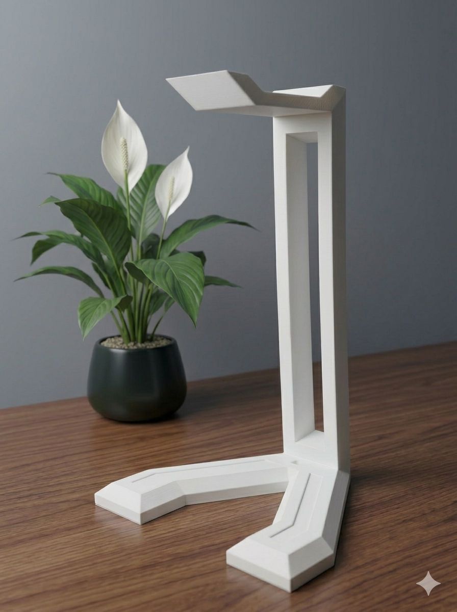 Minimalist Headphone Stand with USB Slot