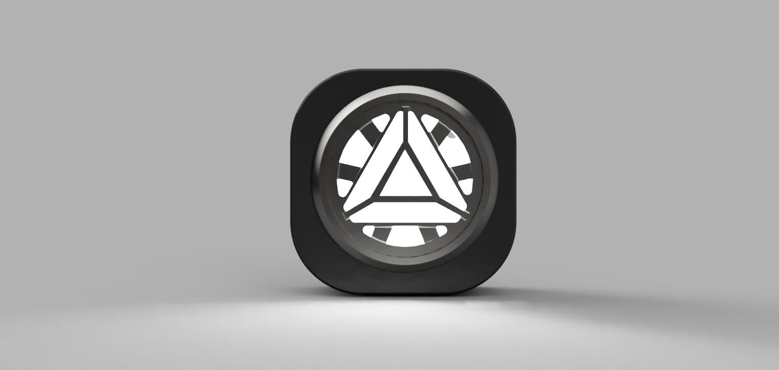 The pump cap on the TITAN AIO cooler IRON MAN