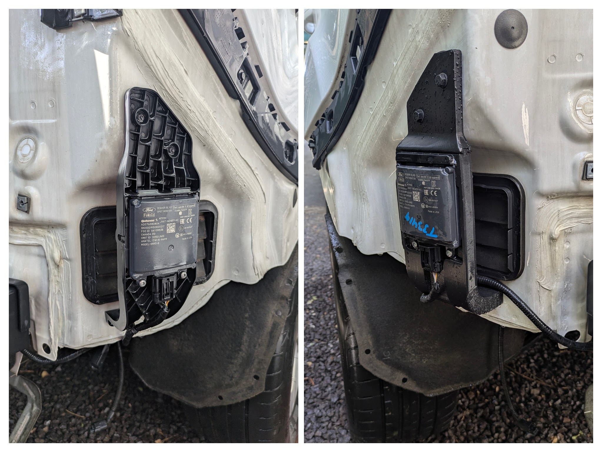 Ford Kuga 2 BLIS Radar Mount