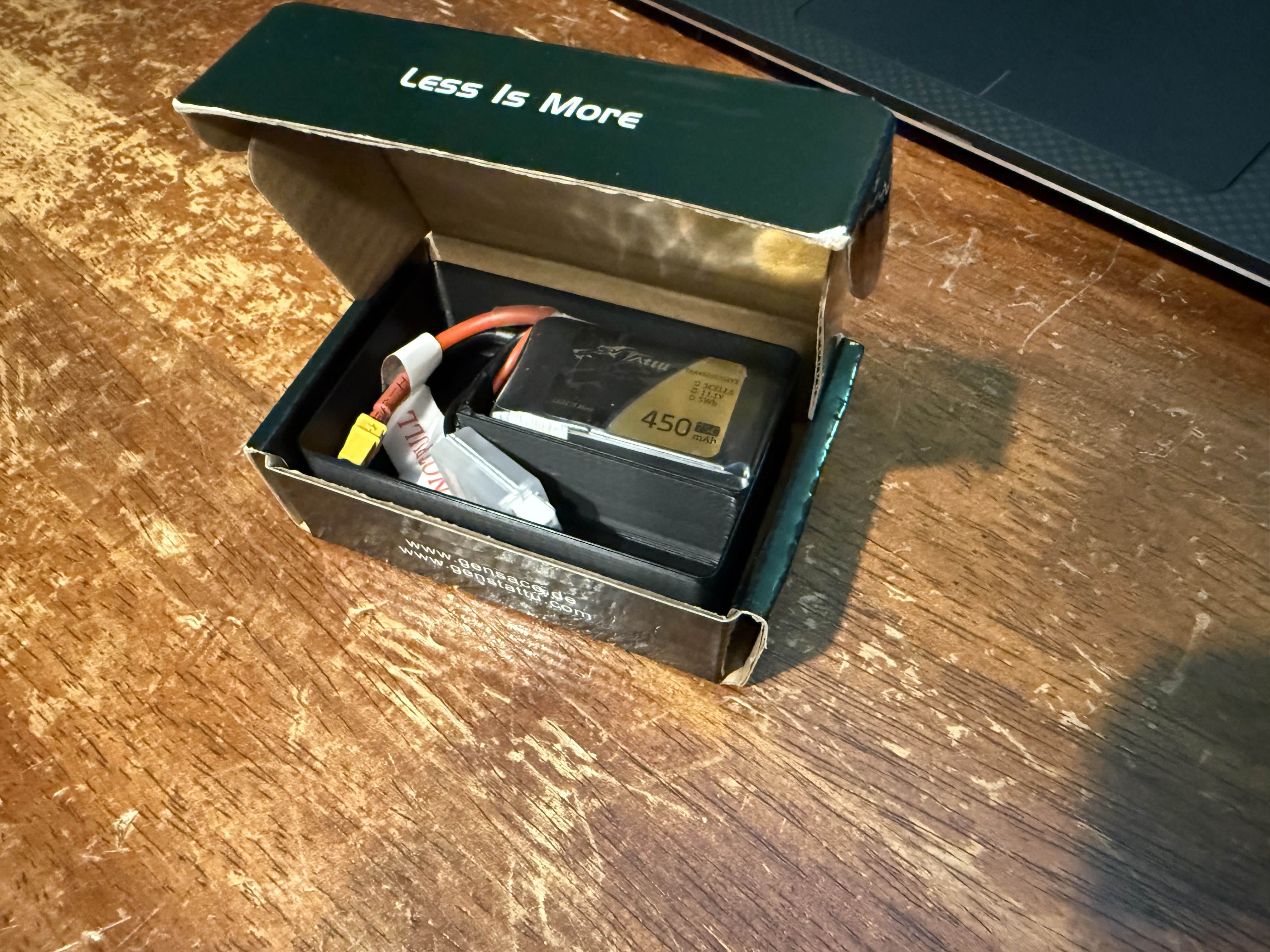 Case Insert for Tattu 3s-450mAh LiPo Battery
