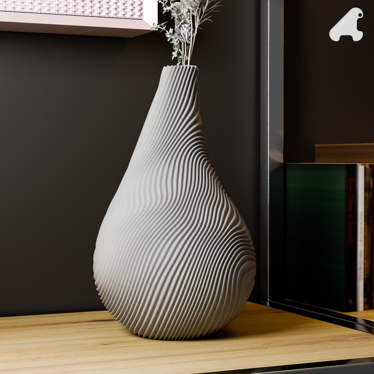 Vase « Grooved Pear » — thumbnail 2