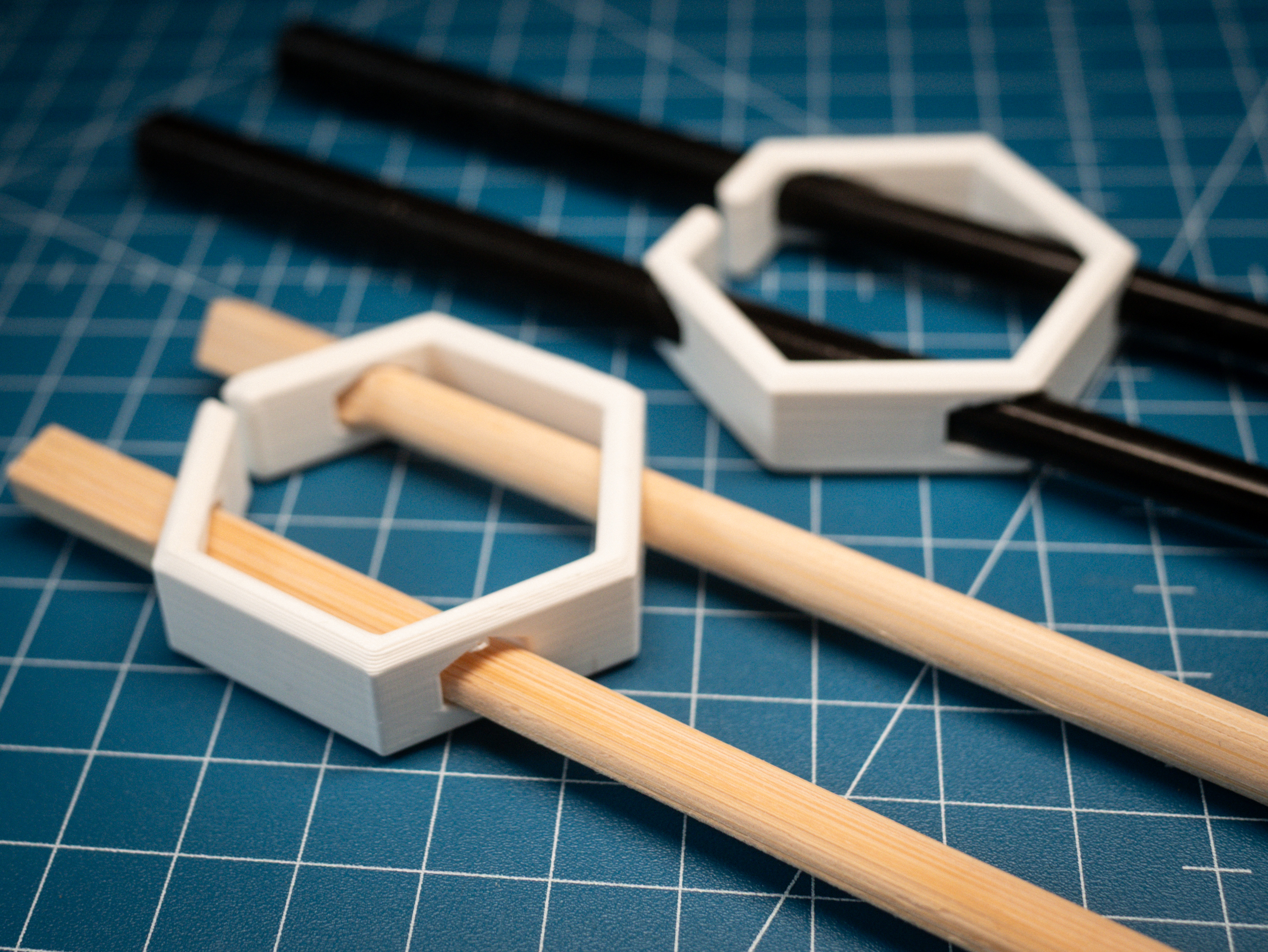 Hexagonal Sushi Sticks Helpers