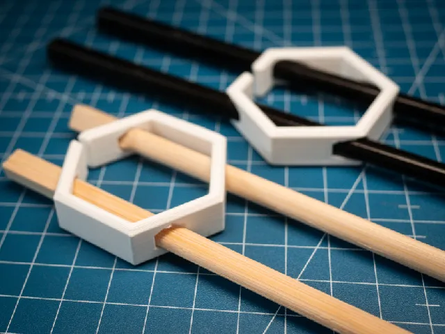 Hexagonal Sushi Sticks Helpers