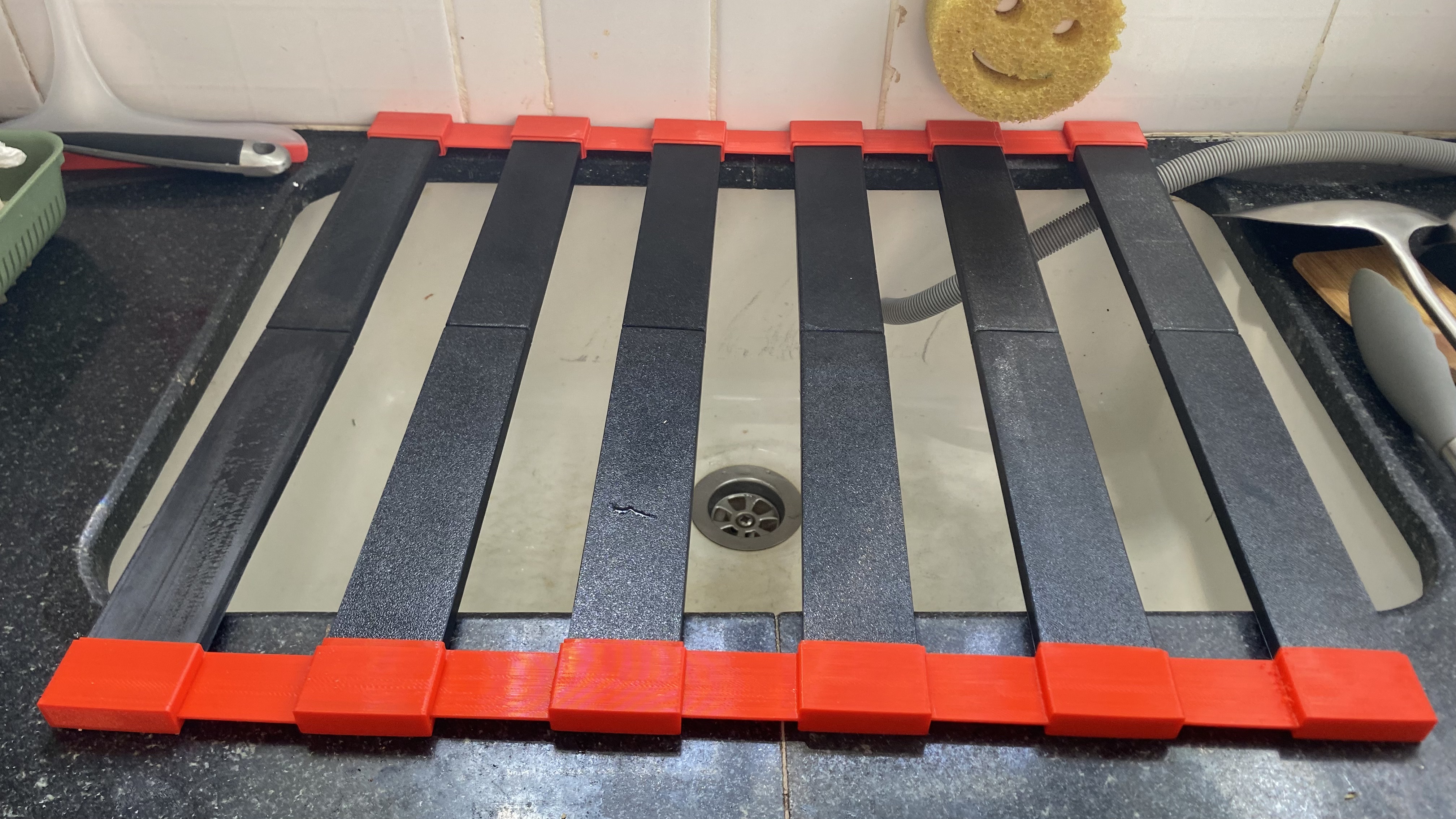 Foldable Over-Sink Dish Drying Rack