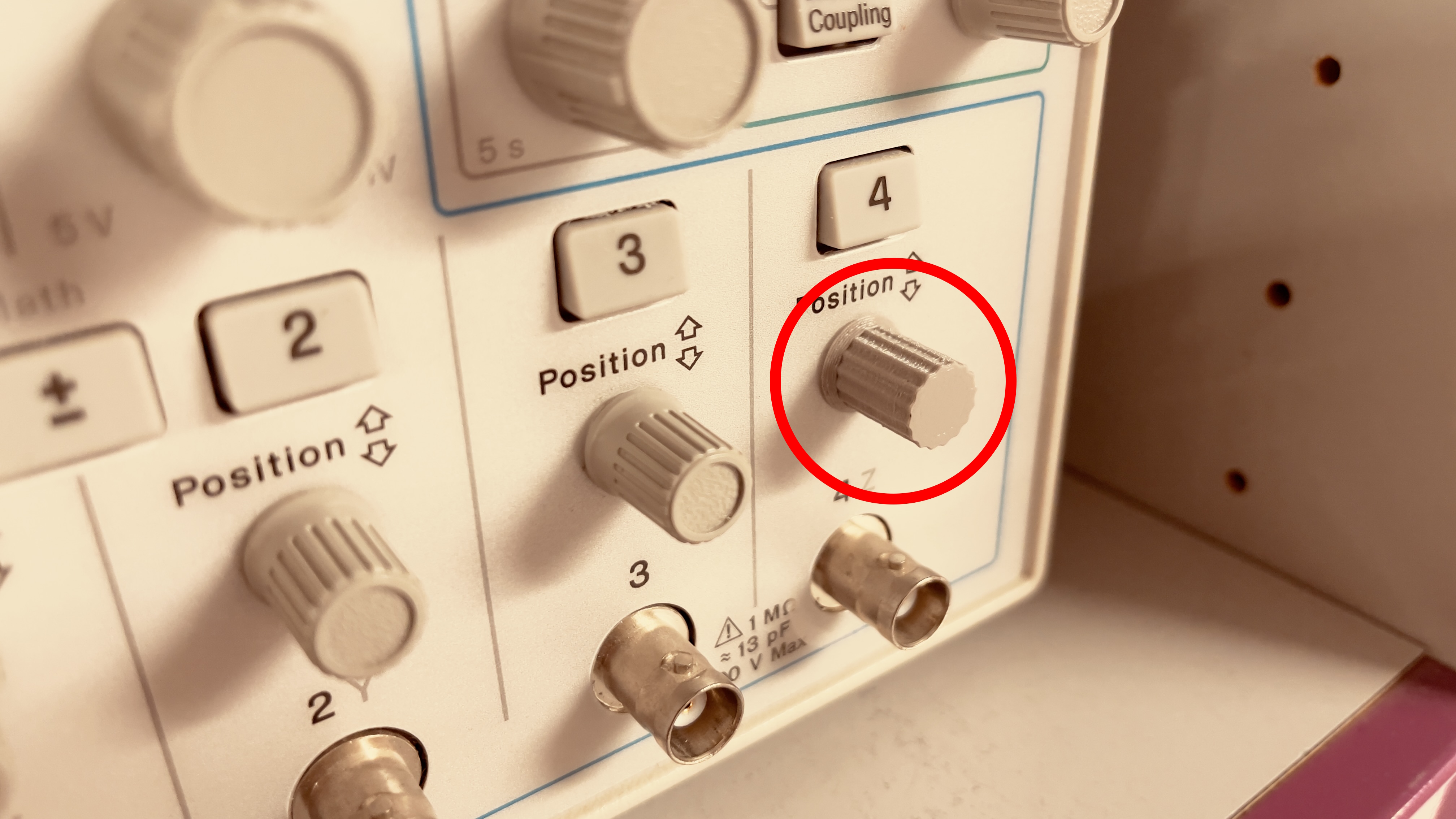 HP 54602D Oscilloscope Knob replacement