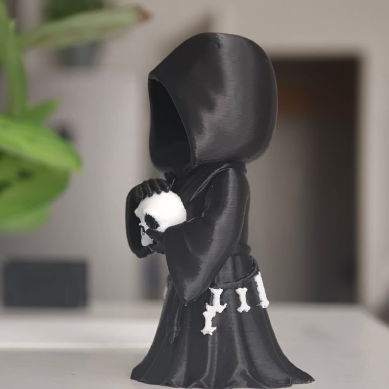 Cute Chibi Grim Reaper with Skull by Tomik s Cuprou | Download free STL ...