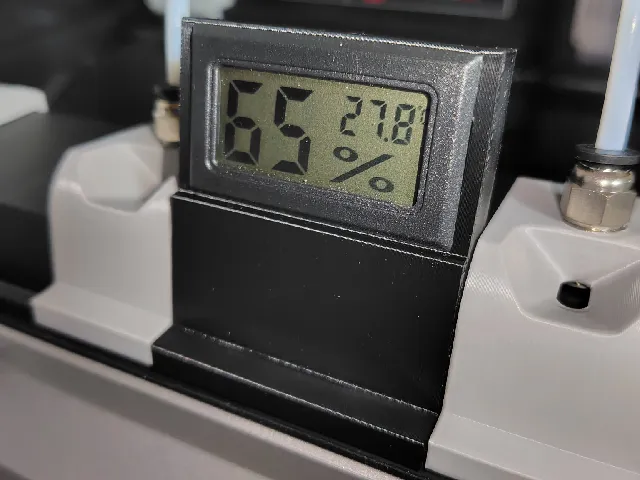Thermo-hygrometer holder for QiDi Box