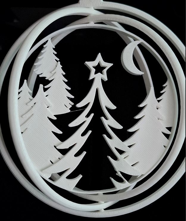 NEW Christmas Trees Rotating Ornament 2025 edition