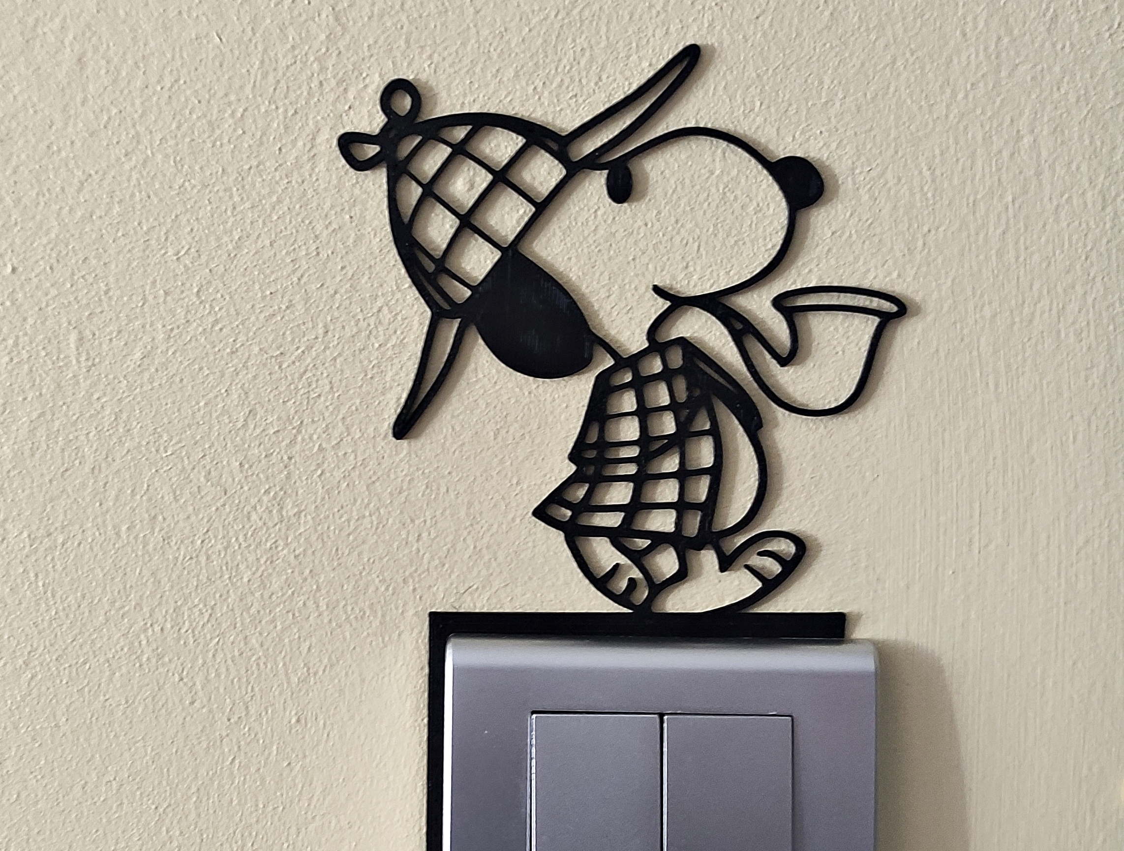 Snoopy Light Switch / Outlet Decoration - Model 46