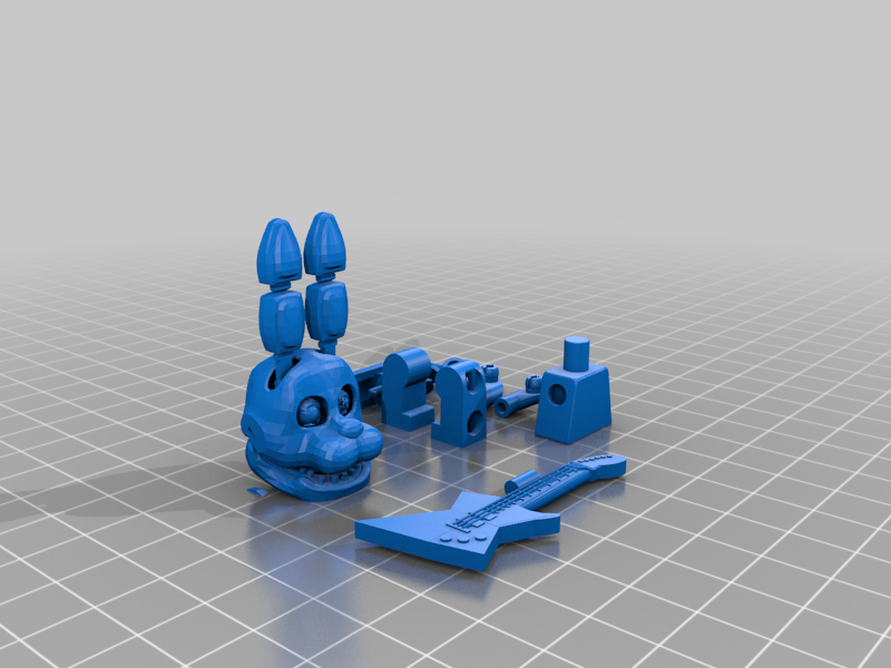 five nights at freddy's lego minifigure bonnie the rabbit