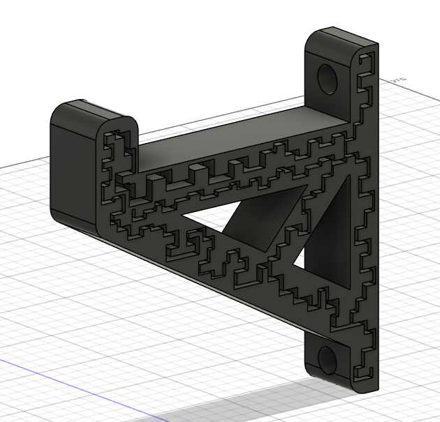 Miniatura 6 do modelo 3D Wall bag & coat hook