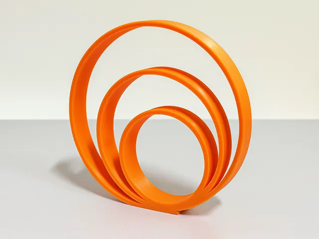 Echo - Geometric, off-centre, circular ornament