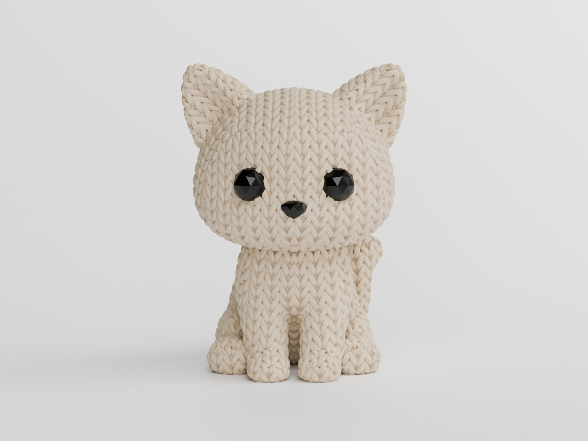 Knitted Cat