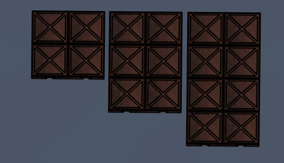 3D Modular walkways for miniatures. Pasillos Modulares para miniaturas. Suelos 2