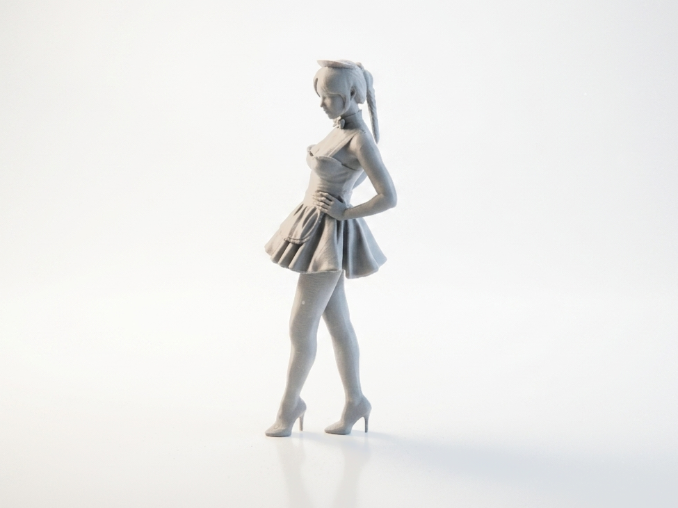 Maid Figurine Female Character 3D Printable