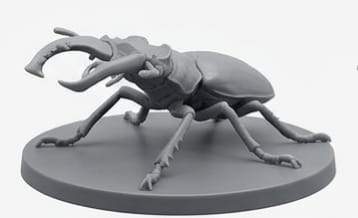 Stag Beetle Statue