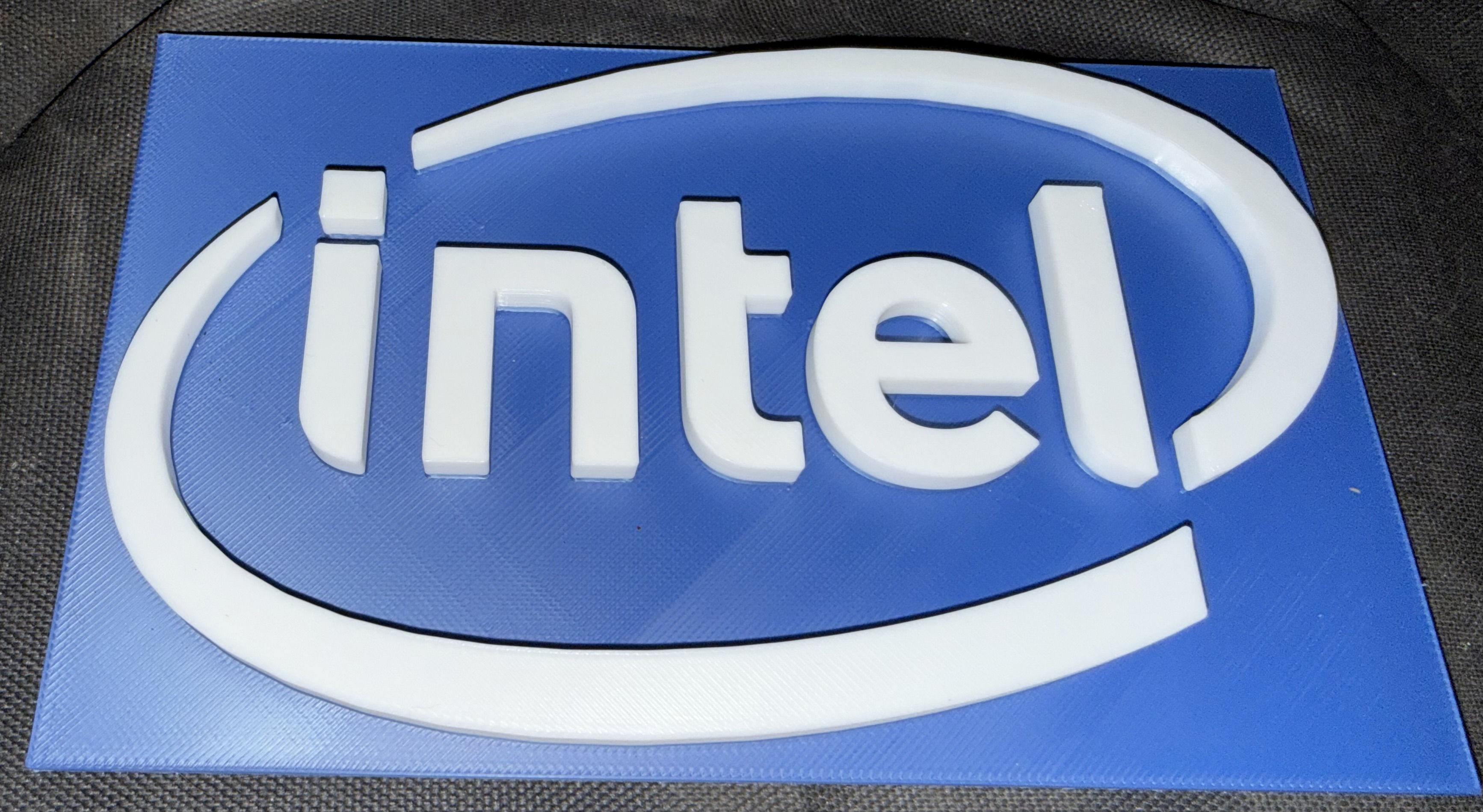 Intel Sign for office or workshop