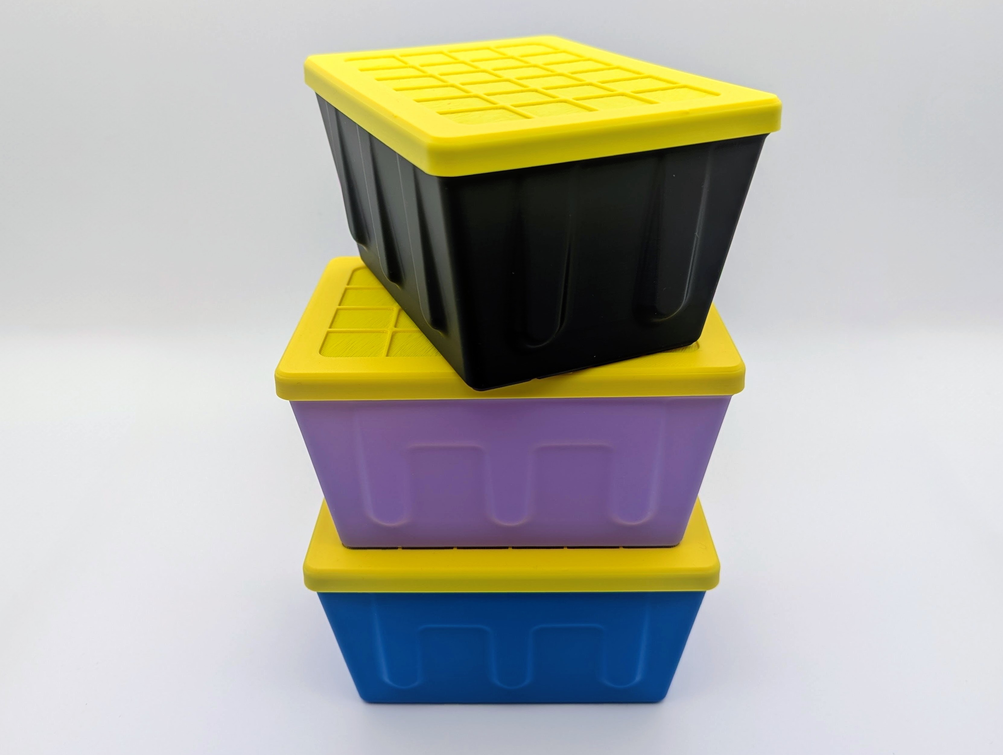 Miniatura 2 do modelo 3D Stackable Mini Storage Box