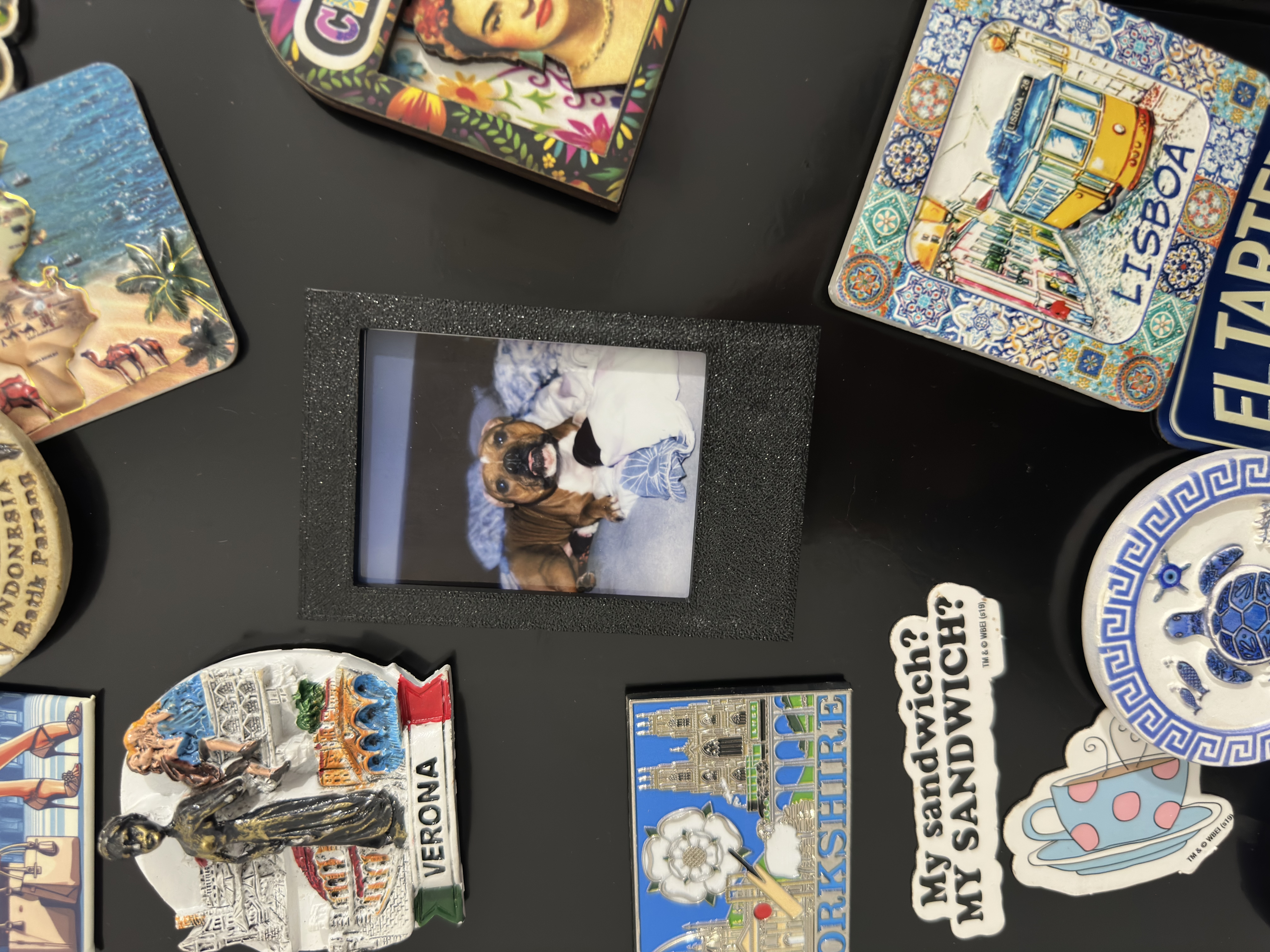 Magnetic photo frame for instax 86x54