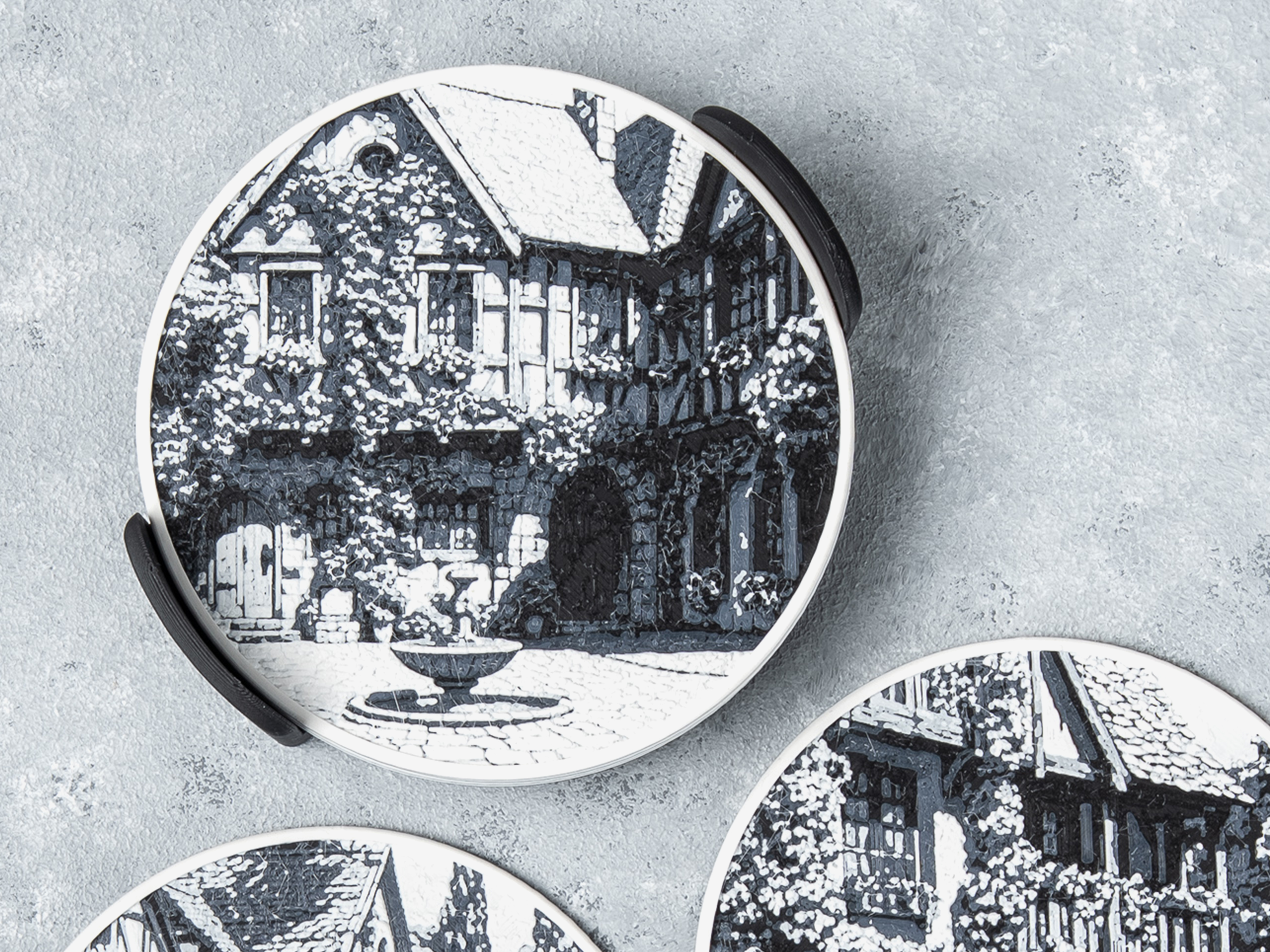 Medieval Town Coasters