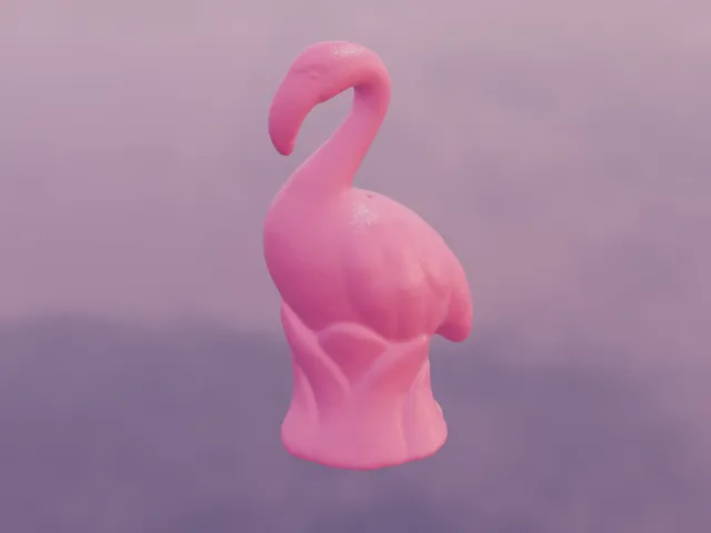 Flamingo Salt Shaker Scan