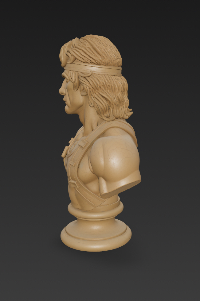 Epic Action Hero Bust — miniatura 2