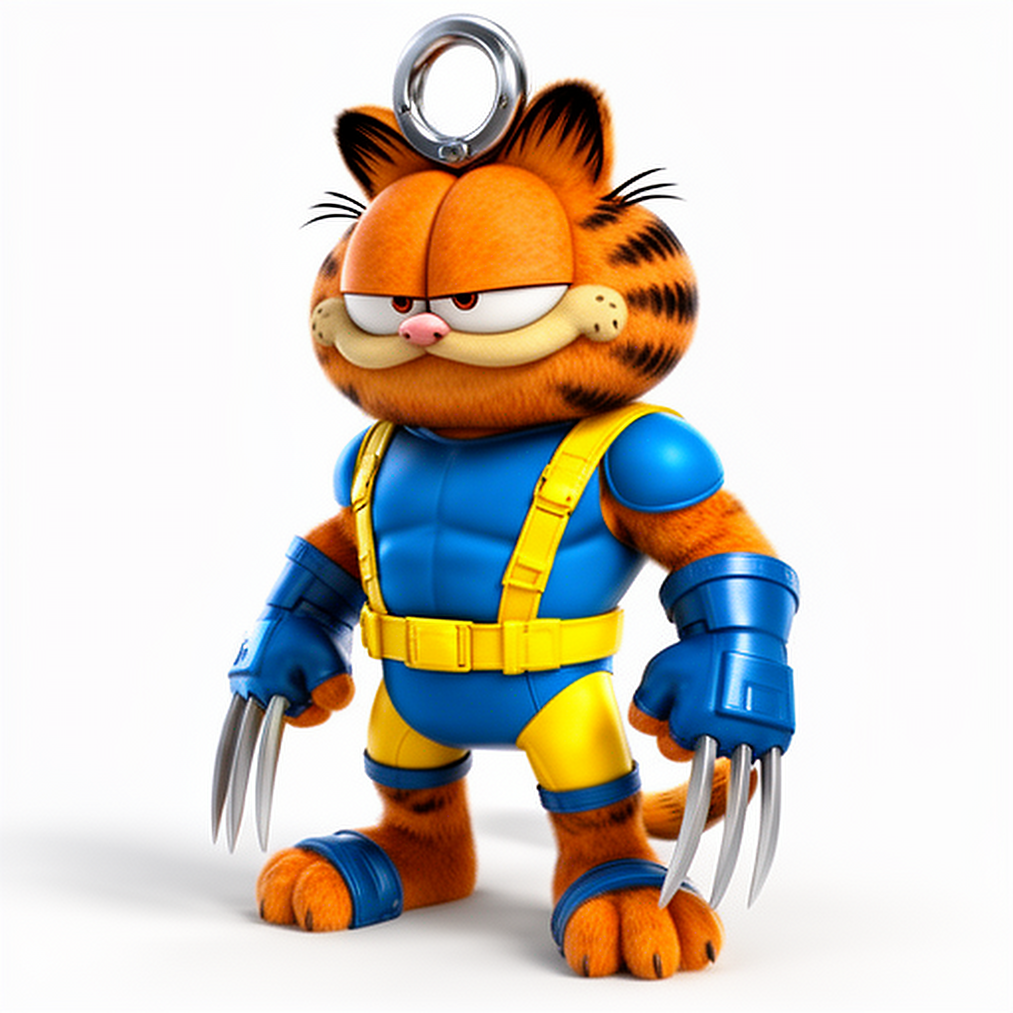 Garfield Wolverine Ring Figure