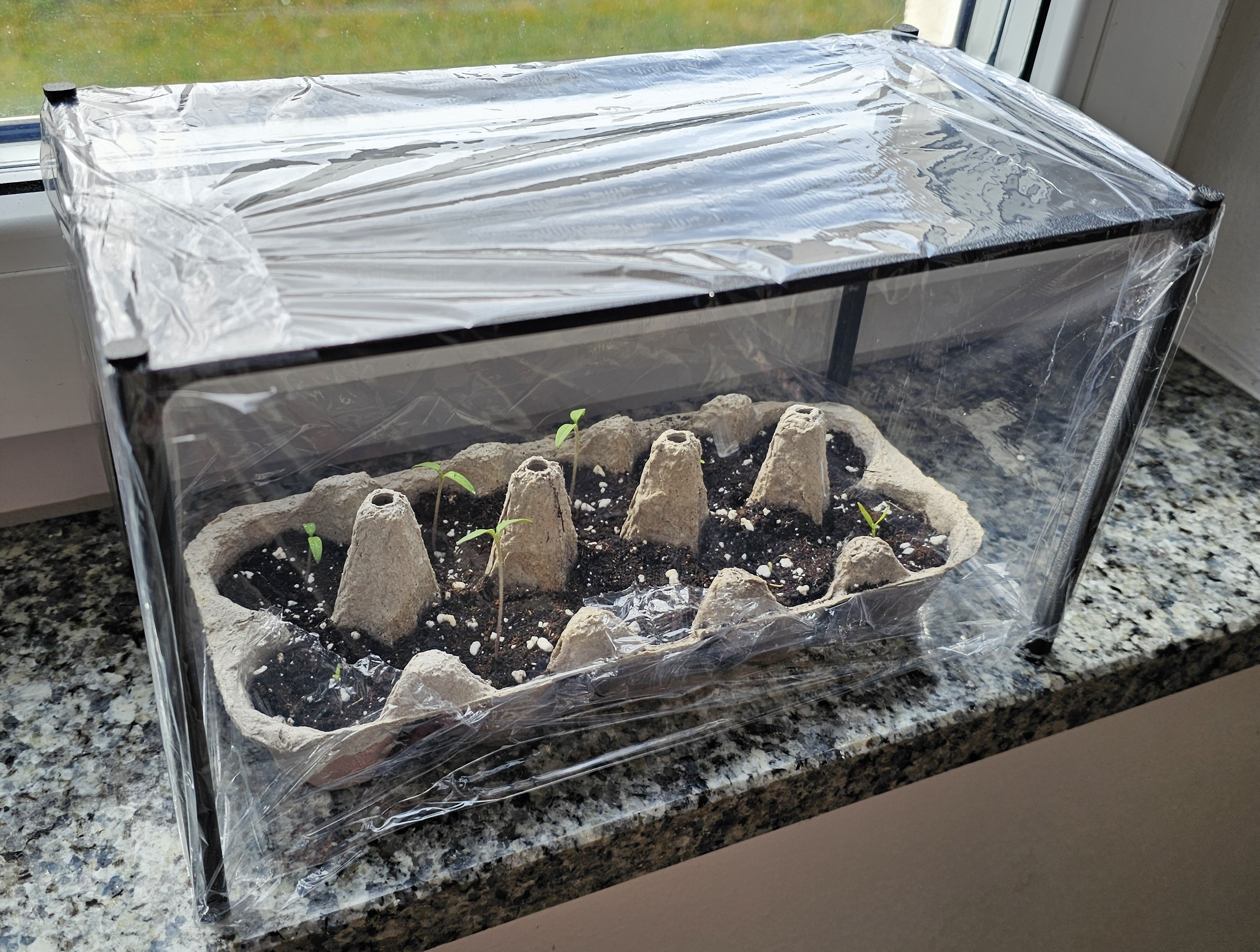 Modular Grow Tent Frame for Windowsill