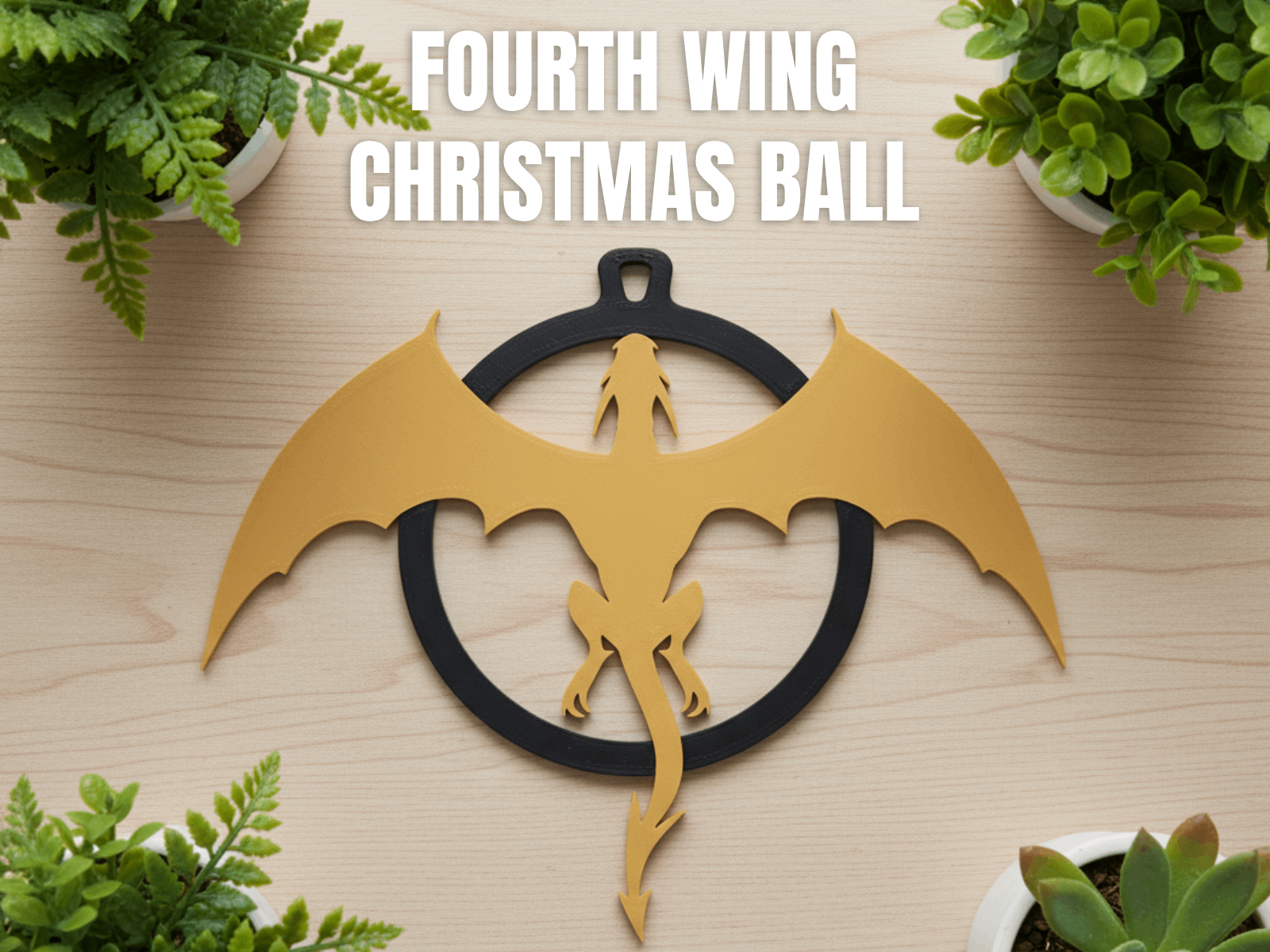 Epic Fantasy Dragon Christmas Ornament - Tree Ball
