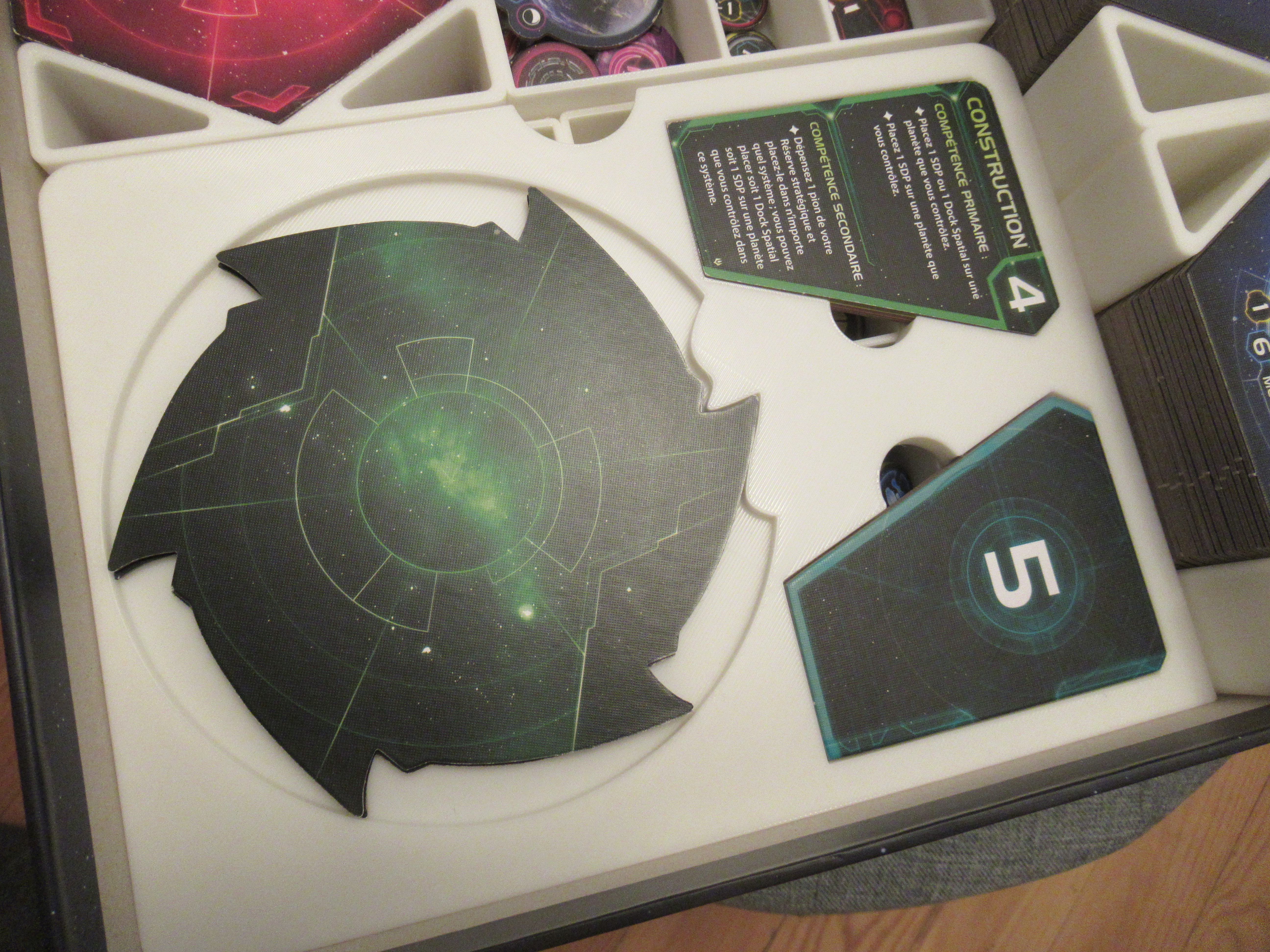 Twilight Imperium fourth edition + Prophecy of kings - Add-on for Hextra organizer